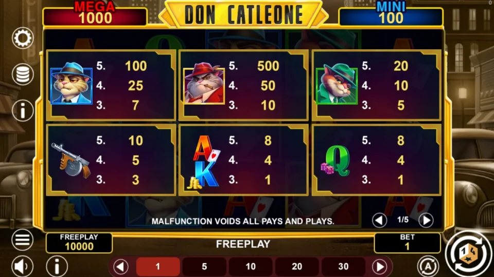Don Catleone Hold & Win — screenshot 1