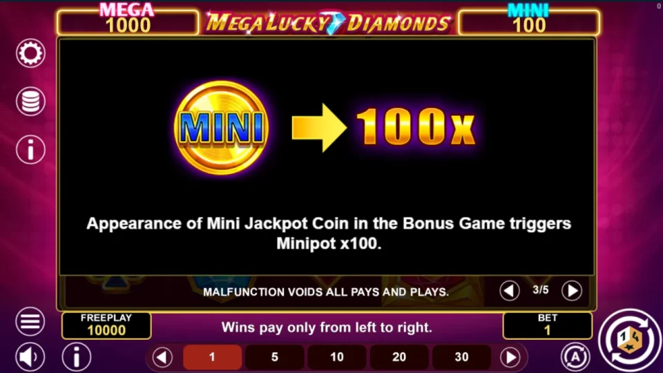 Mega Lucky Diamonds Hold & Win — screenshot 5