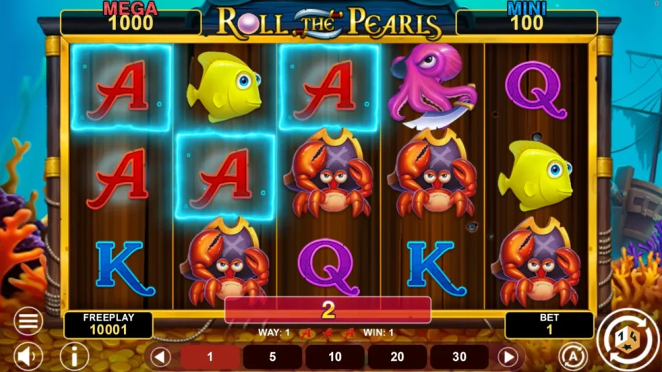 Roll The Pearls Hold & Win — screenshot 1