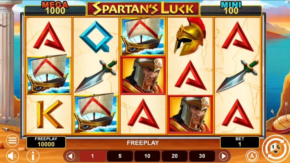 Spartan’s Luck Hold & Win — screenshot 1