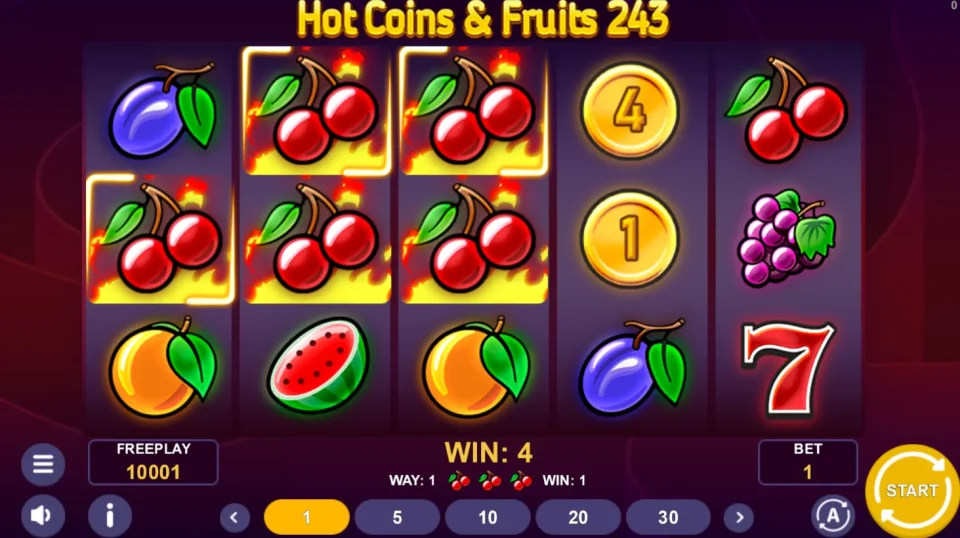 Hot Coins & Fruits 243 — screenshot 1