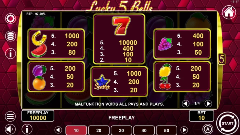 Lucky 5 Bells — screenshot 1