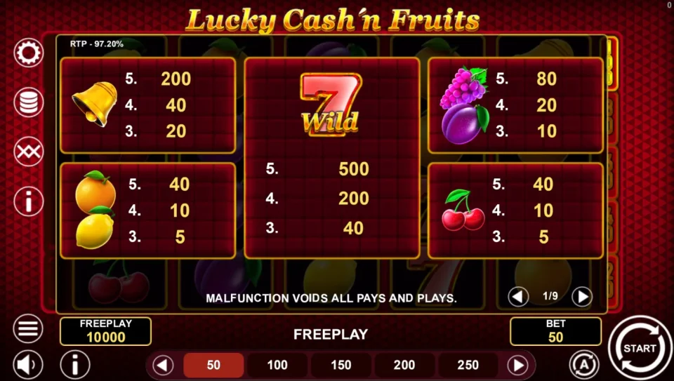 Lucky Cash’n Fruits — screenshot 1