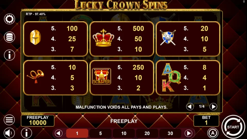 Lucky Crown Spins — screenshot 2