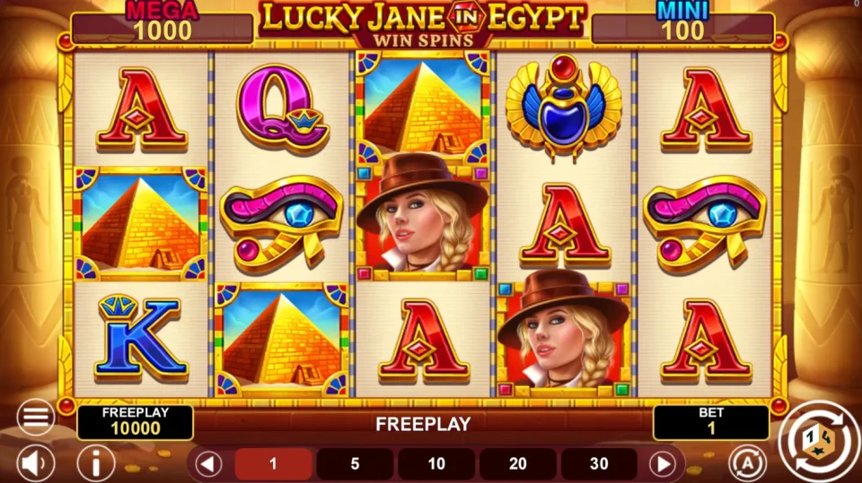 Lucky Jane in Egypt Win Spins — screenshot 2