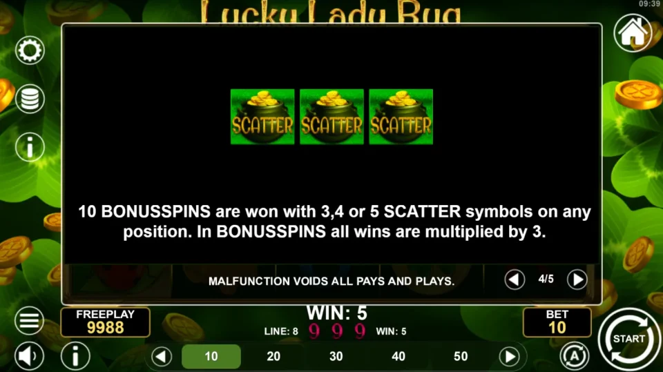 Lucky Lady Bug — screenshot 2