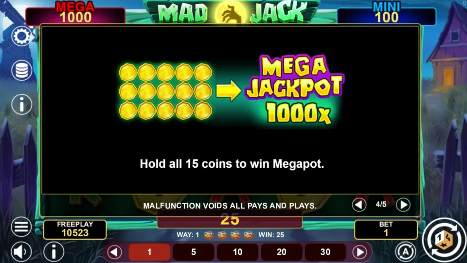 Mad Jack Hold & Win — screenshot 2