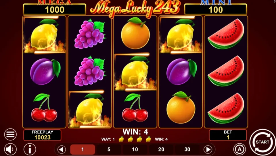 Mega Lucky 243 — screenshot 1
