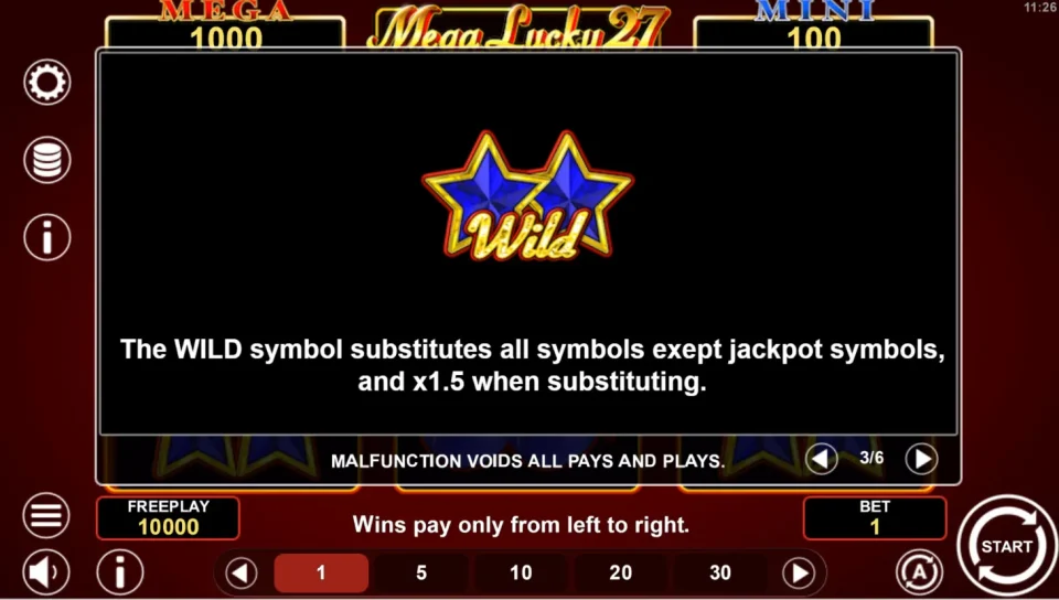 Mega Lucky 27 — screenshot 3