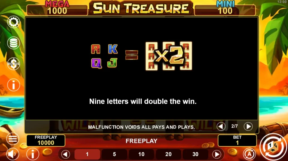 Sun Treasure Hold & Win — screenshot 4