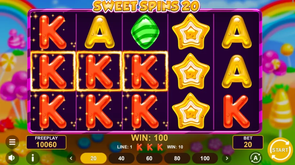 Sweet Spins 20 — screenshot 1