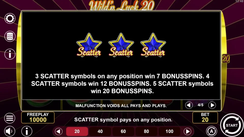 Wild’n Luck 20 — screenshot 5