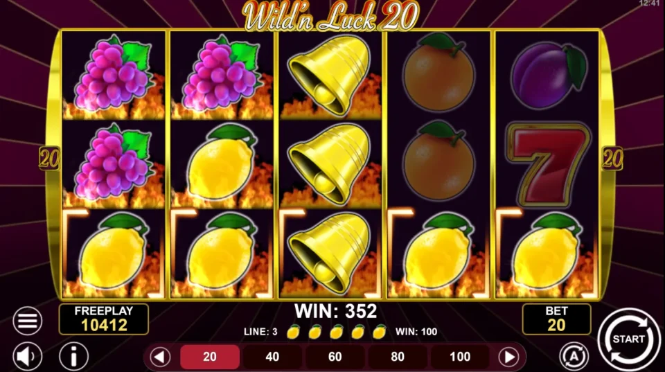 Wild’n Luck 20 — screenshot 2