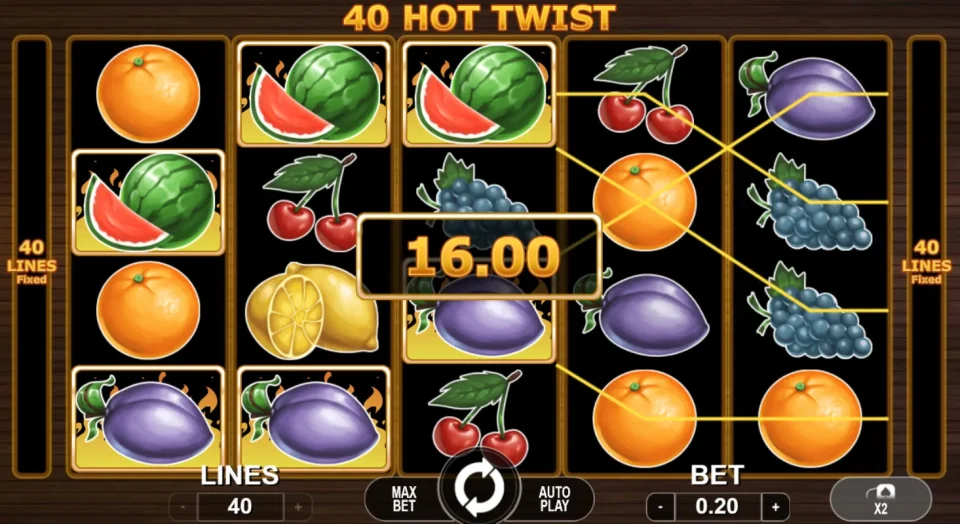40 Hot Twist — screenshot 4