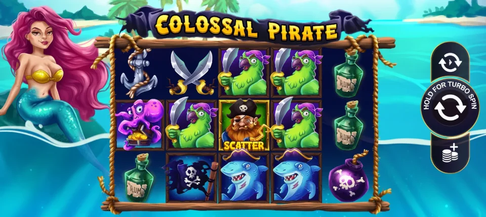 Colossal Pirate — Slots by 7mojos