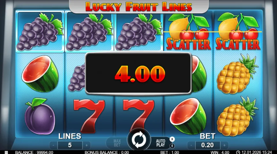 Lucky Fruit Lines — screenshot 2
