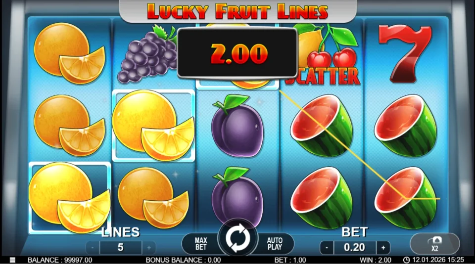 Lucky Fruit Lines — screenshot 4