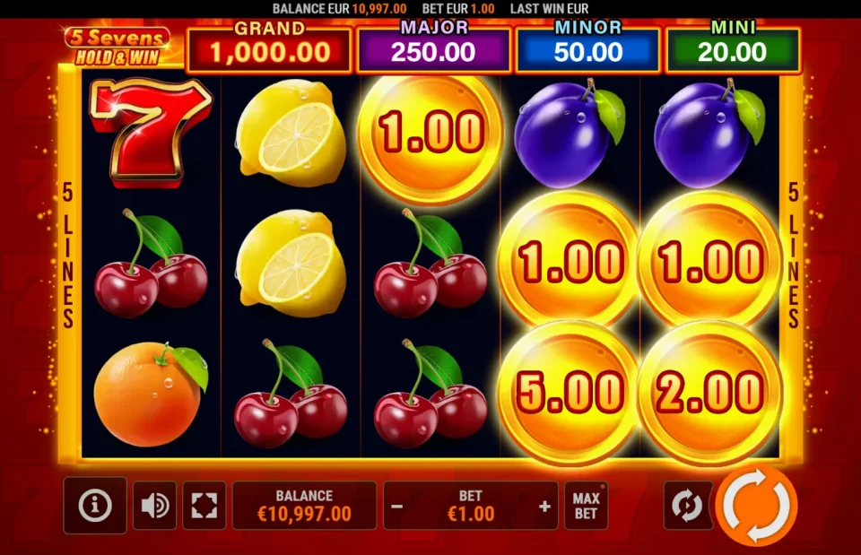 5 Sevens Hold & Win — screenshot 4