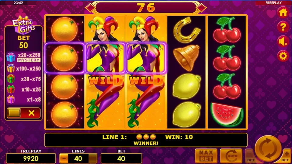 Lucky Joker 40 Extra Gifts — screenshot 2