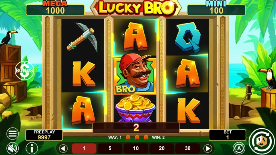 Lucky Bro Hold & Win — screenshot 1