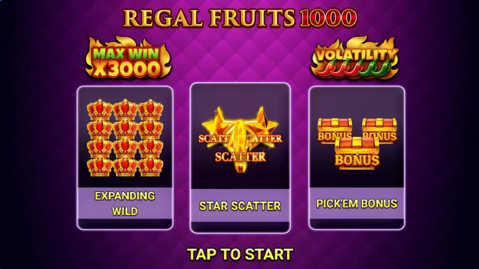 Regal Fruits 1000 — screenshot 1