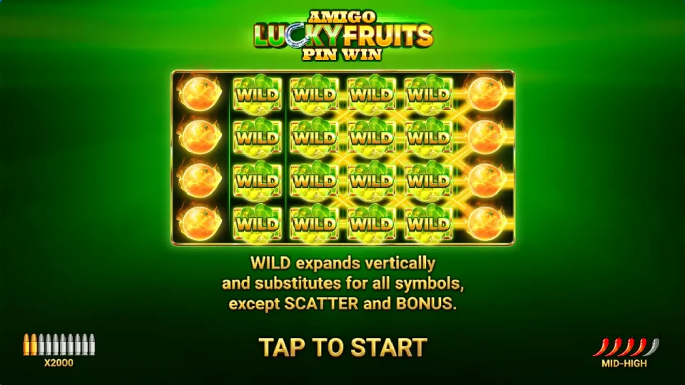 Amigo Lucky Fruits Pin Win — screenshot 1