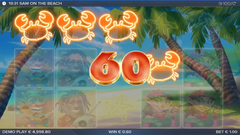 sam on the beach — screenshot 2