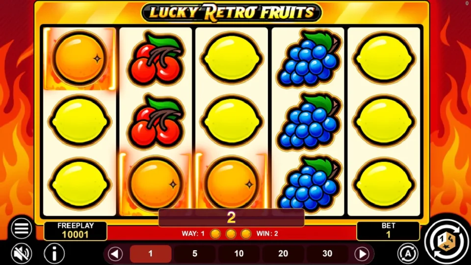 Lucky Retro Fruits — screenshot 2