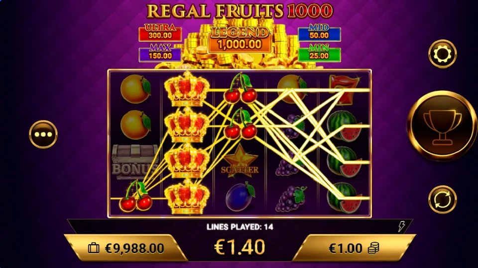 Regal Fruits 1000 — screenshot 2