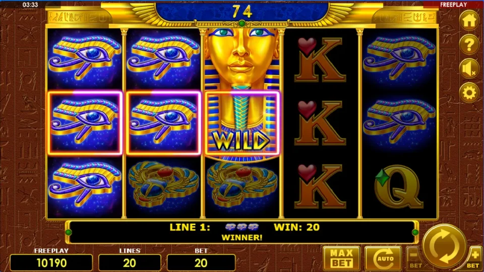 Pharaohs Gold 20 — screenshot 3