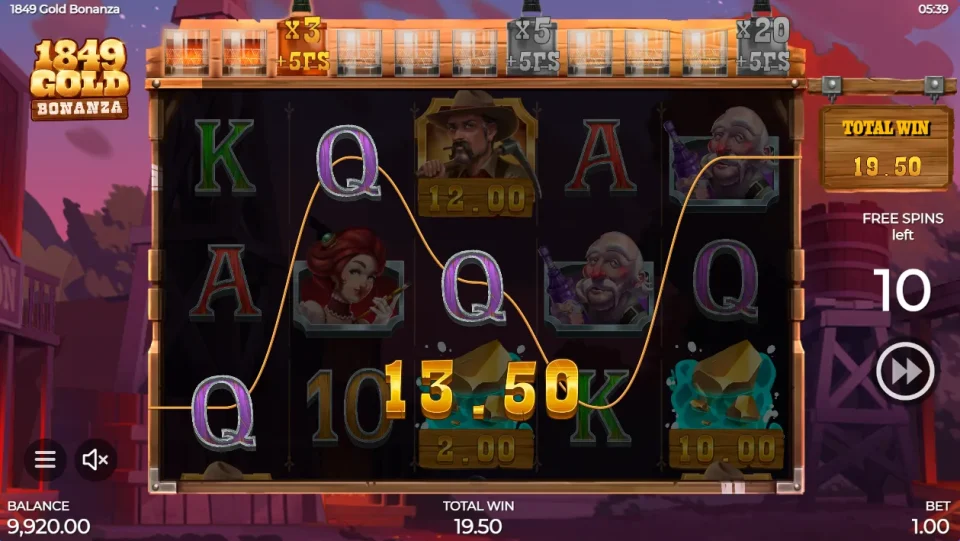 1849 Gold Bonanza — screenshot 2