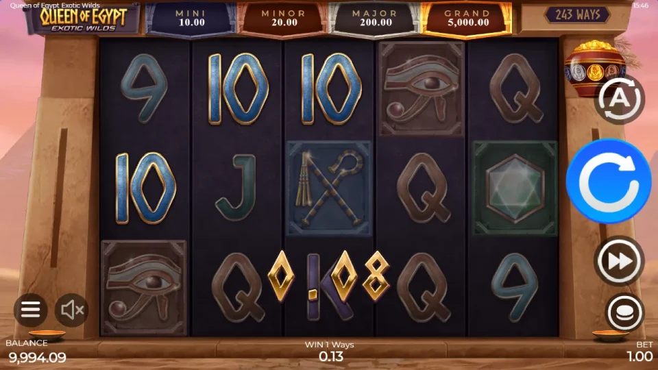 Queen of Egypt Exotic Wilds — screenshot 1