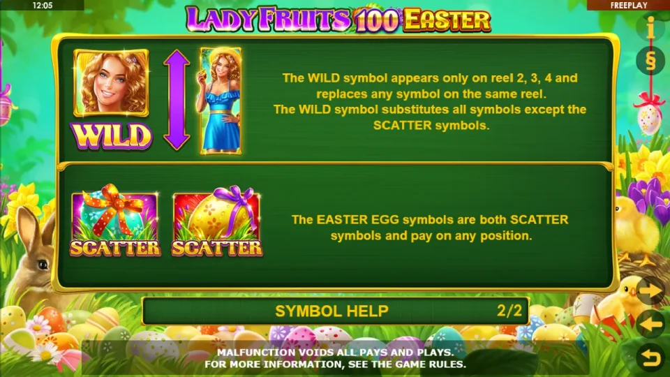 Lady Fruits 100 Easter — screenshot 4