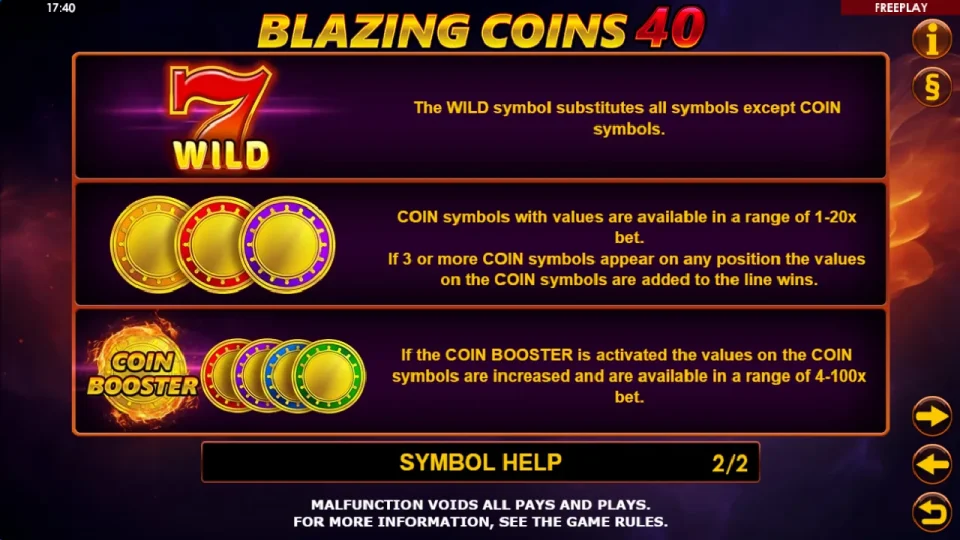 Blazing Coins 40 — screenshot 4