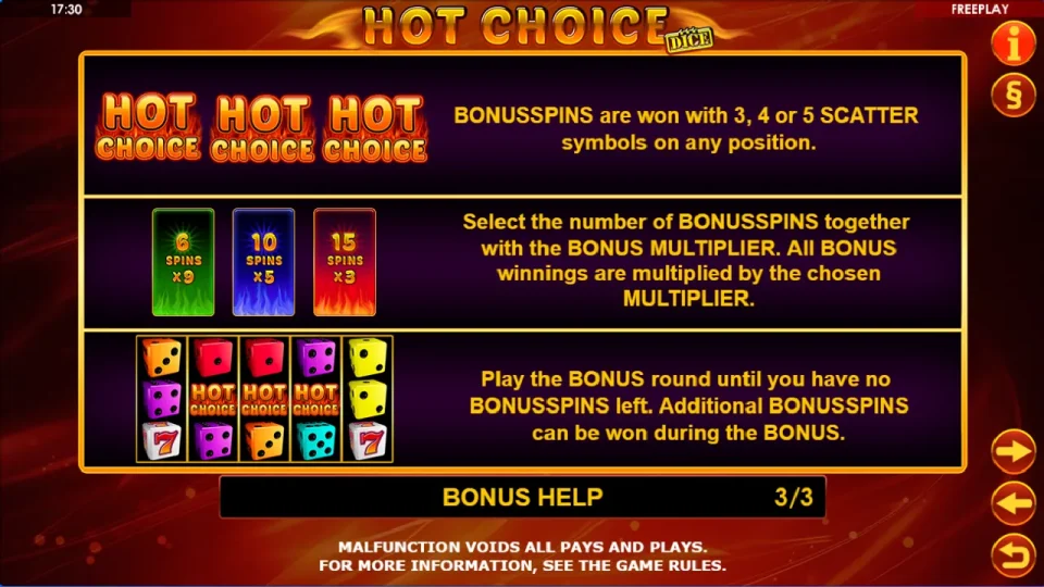Hot Choice Dice — screenshot 1