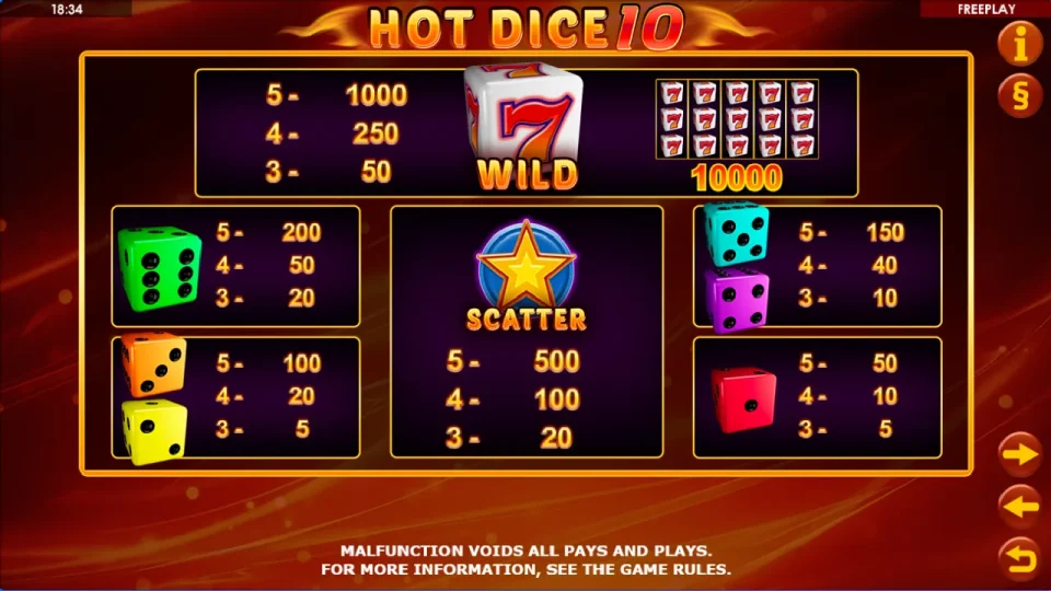 Hot Dice 10 — screenshot 1
