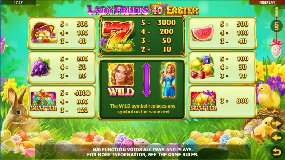 Lady Fruits 40 Easter — screenshot 4
