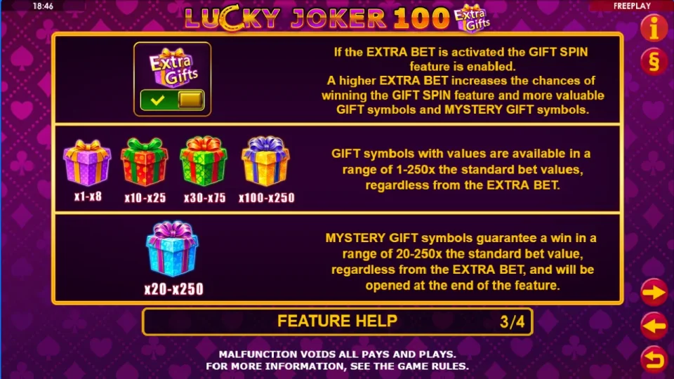 Lucky Joker 100 Extra Gifts — screenshot 4