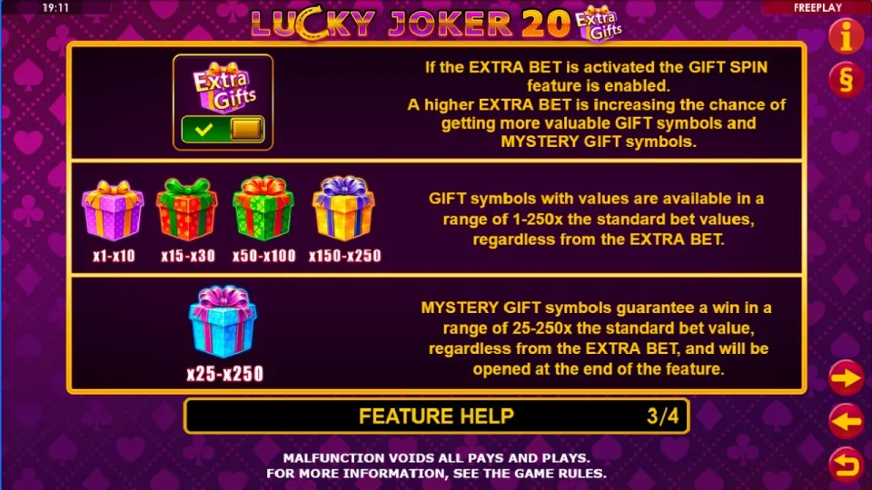 Lucky Joker 20 Extra Gifts — screenshot 4