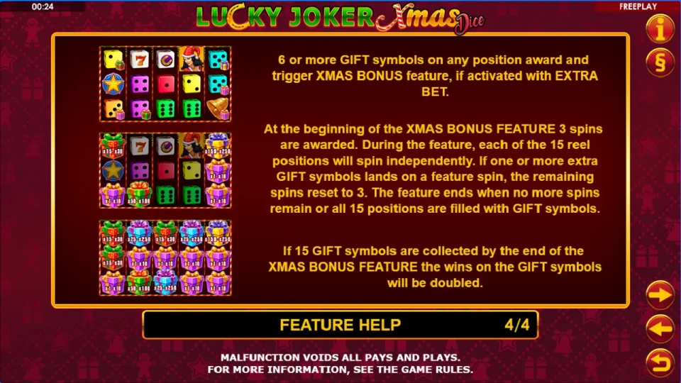 Lucky Joker Xmas Dice — screenshot 1