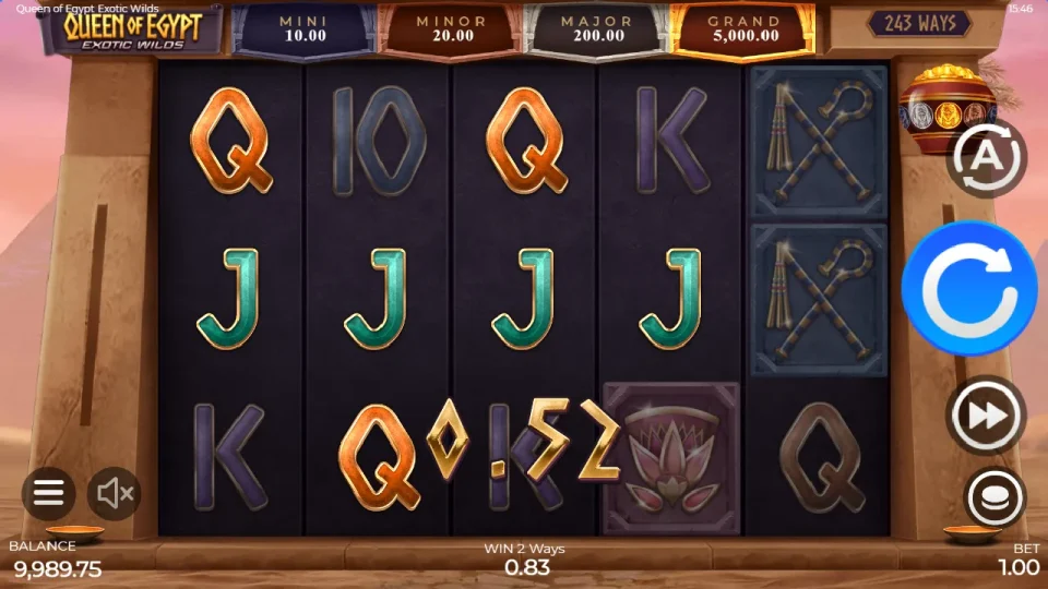 Queen of Egypt Exotic Wilds — screenshot 3