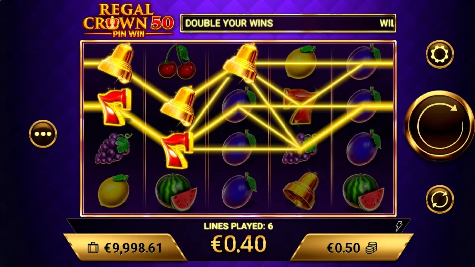 Regal Crown 50 Pin Win — screenshot 4