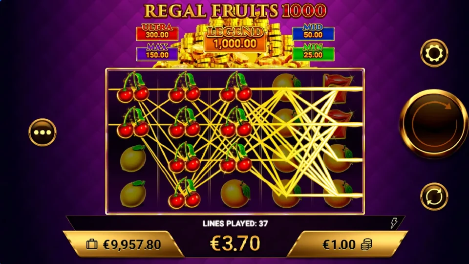 Regal Fruits 1000 — screenshot 4
