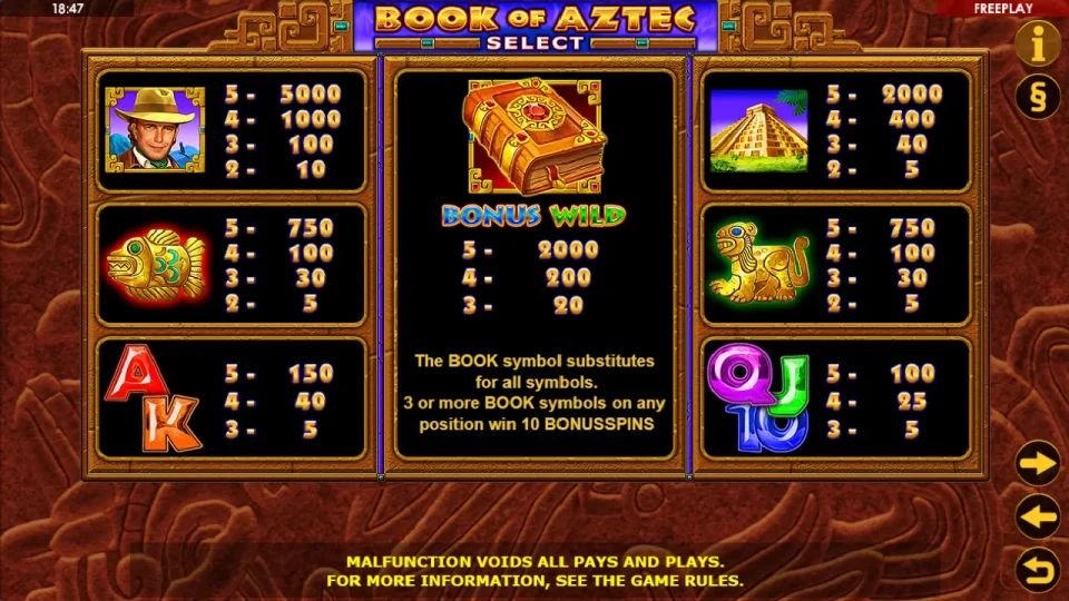 Book of Aztec Select — screenshot 6