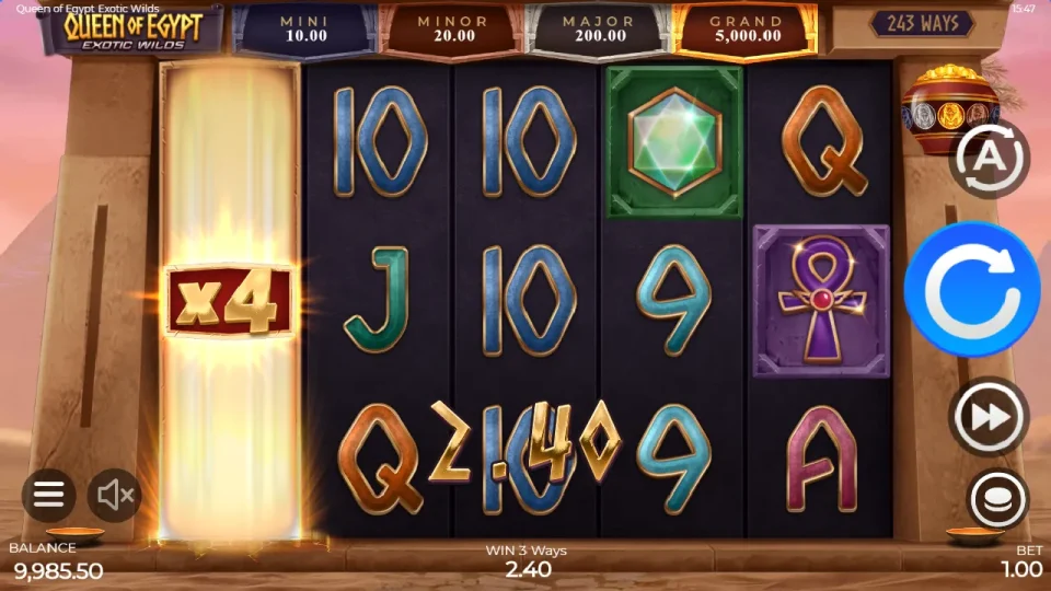 Queen of Egypt Exotic Wilds — screenshot 4