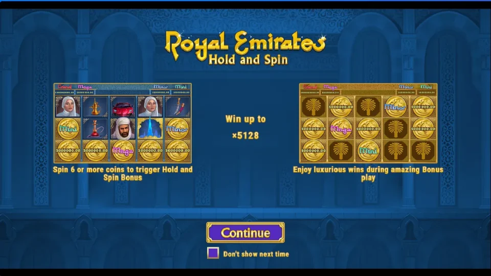 Royal Emirates Hold and Spin — screenshot 1