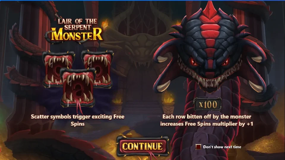 Lair of the Serpent Monster — screenshot 1