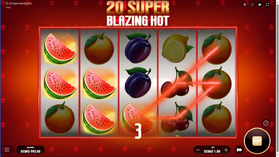 20 Super Blazing Hot — screenshot 4