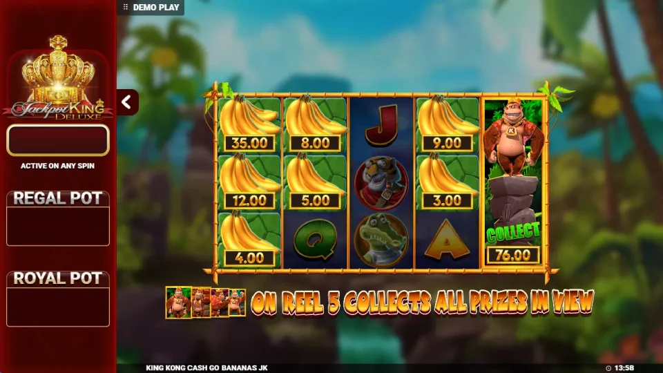 King Kong Cash Go Bananas Jackpot King — screenshot 3