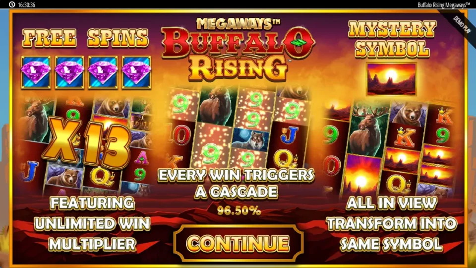 Buffalo Rising Megaways — screenshot 1
